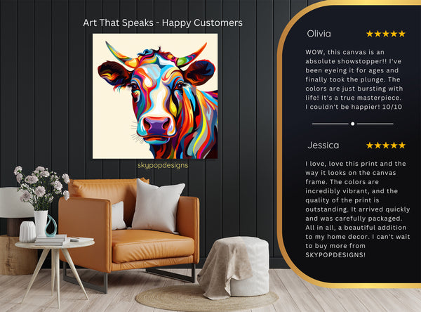 Highland Cow Art - View 8