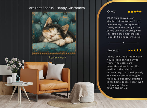 Calico Cat Art - View 8