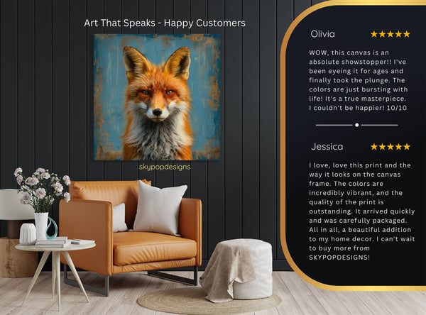 Fox Portrait Art - View 8