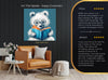 Bear Reading Book Art - View 8