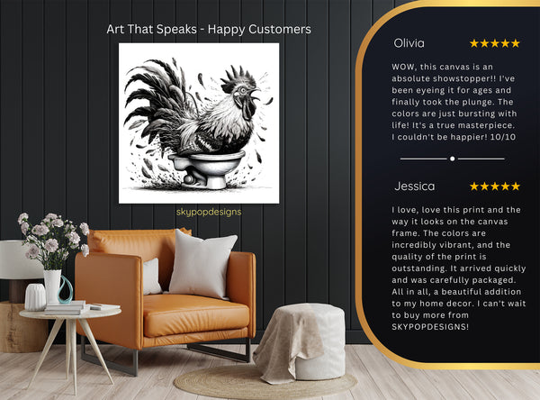 Rooster Art - View 8