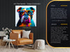 Bulldog With Glasses Art - View 8