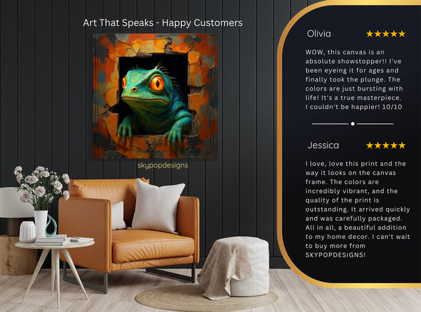 Lizard Art - View 8