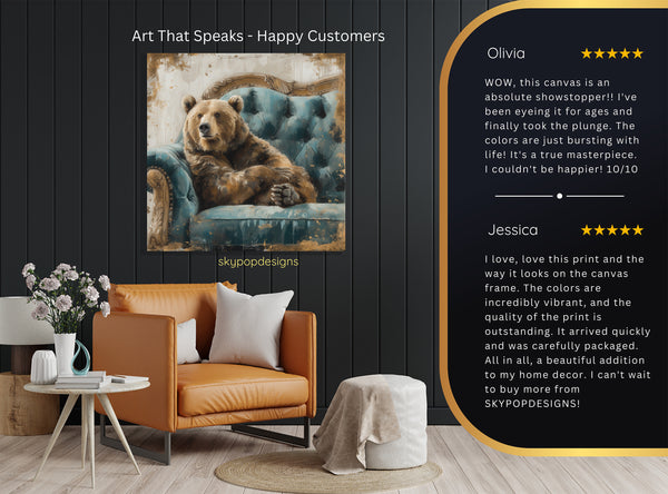 Bear Sofa Art - View 8