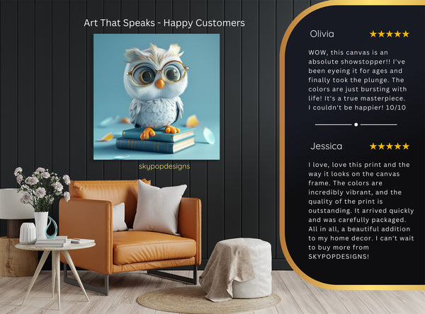 Owl Book Club Art - View 8