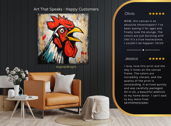 Rooster Art - View 8