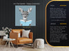 Deer Reading Art - View 8