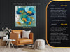 Blue Floral Breeze Art - View 8