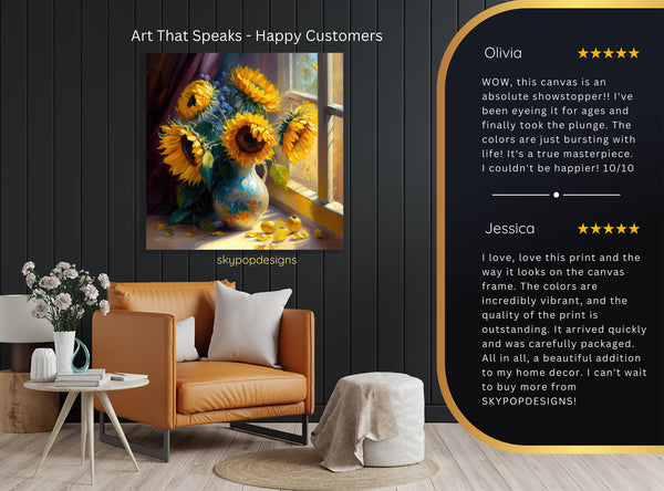 Sunflower Bee Art - View 8