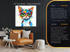 Hipster Cat in Glasses Art - View 8