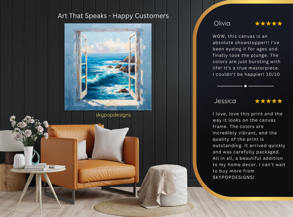 Ocean View Window Art - View 8