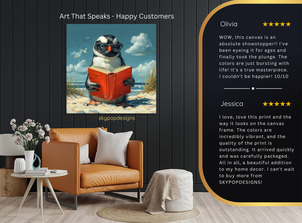 Penguin Beach Read Art - View 8
