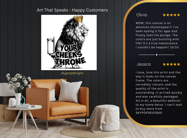 Lion King of the Throne Art - View 8
