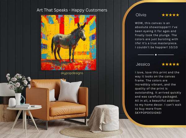 Donkey Pop Art - View 8