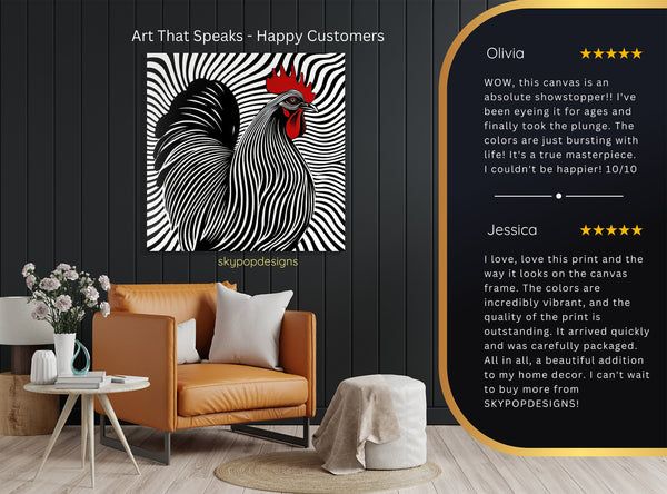 Rooster Art - View 8