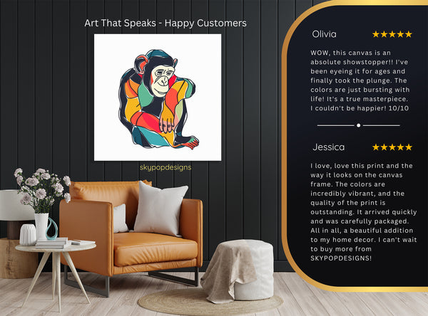 Chimpanzee Art - View 8