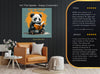 Panda Reading Art - View 8