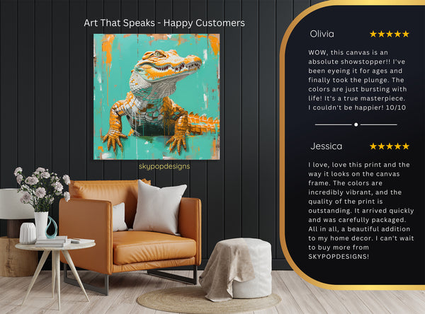Crocodile Art - View 8