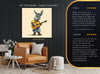Donkey Playing Guitar Art - View 8