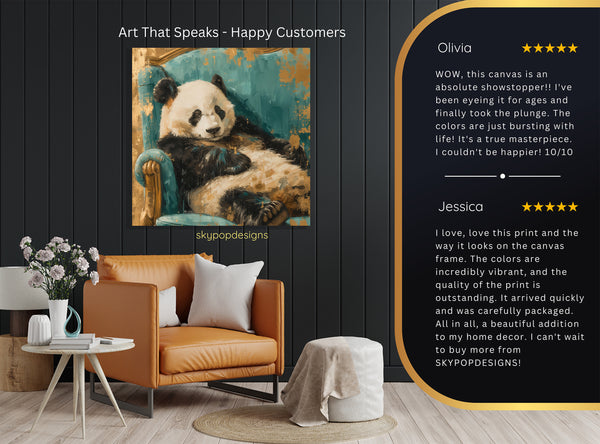 Panda Lounge Art - View 8