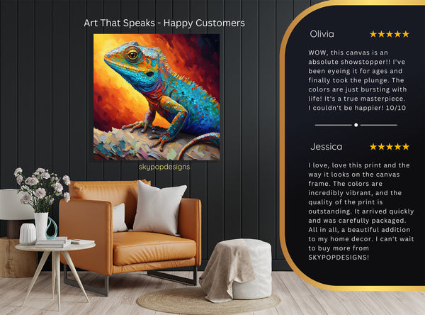 Lizard Art - View 8