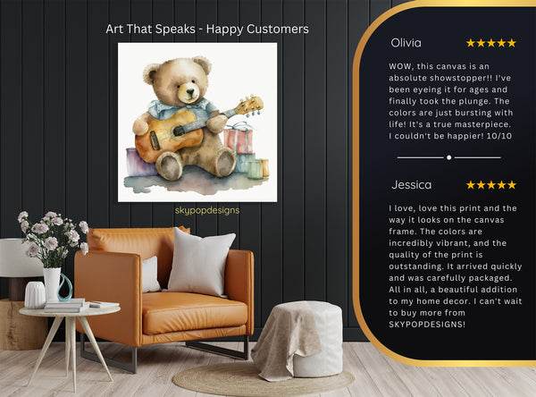 Bear Guitar Art - View 8