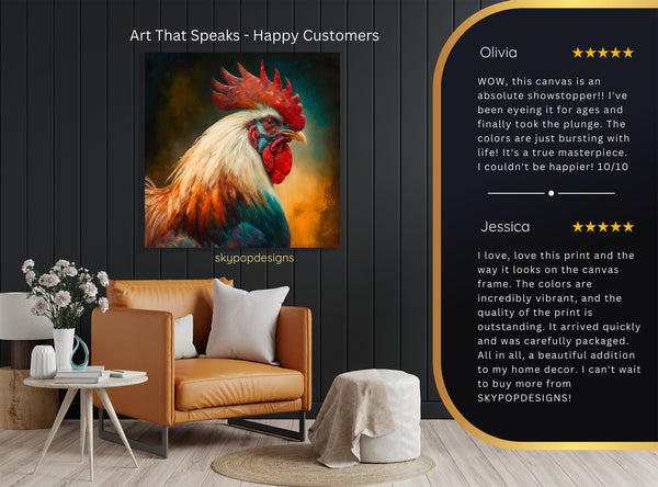 Rooster Art - View 8