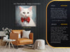 Dapper White Cat Art - View 8