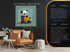 Panda Reading Book Art - View 8