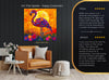 Flamingo Floral Art - View 8