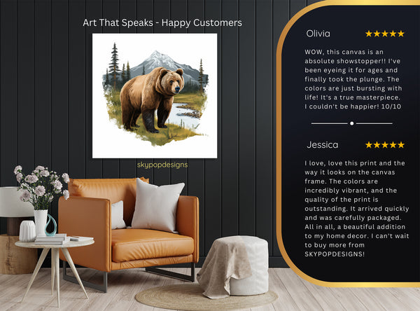 Grizzly Bear Art - View 8