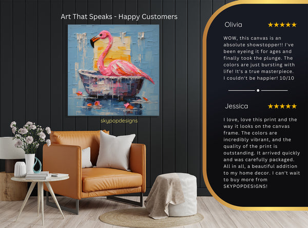 Flamingo Spa Day Art - View 8