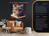 Colorful Cat Reading Art - View 8