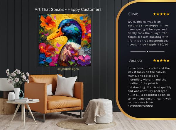 Duck Floral Art - View 8