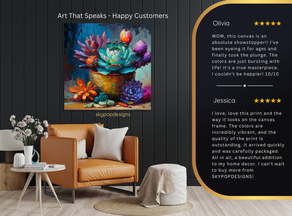 Succulent Garden Art - View 8