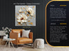 Gold Floral Art - View 8