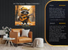 Raccoon Guitar Art - View 8