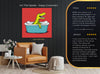 Crocodile Bath Art - View 8