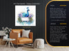 Peacock Bath Art - View 8