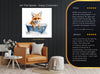 Fox Bath Time Bliss Art - View 8