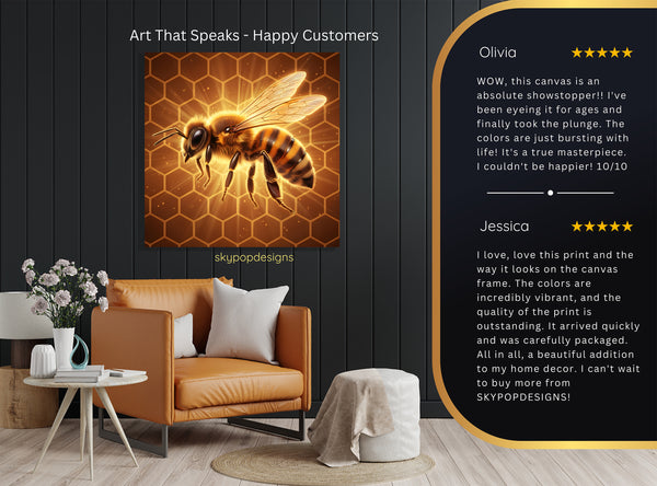 Beehive Buzz Art - View 8
