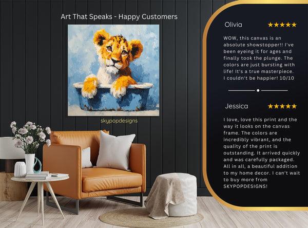 Lion Cub Art - View 8