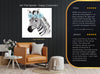 Floral Zebra Art - View 8
