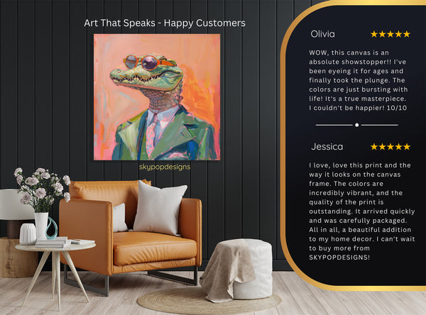 Crocodile Art - View 8