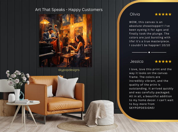 Jazz Night Vibes Art - View 8