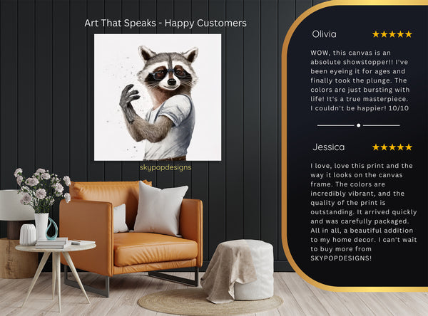 Raccoon Art - View 8