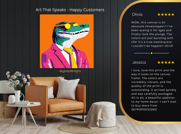 Crocodile Art - View 8