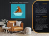 Orangutan Bathtime Art - View 8