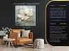 Golden Bloom Abstract Art - View 8