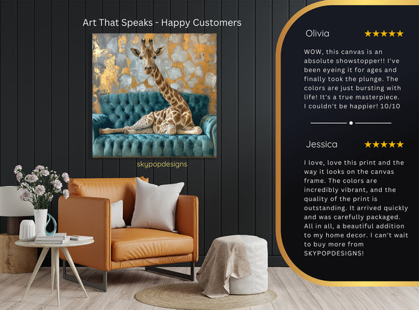 Giraffe Art - View 8